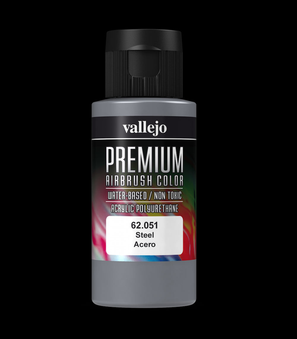 Vallejo - Premium Colour - Steel 60 ml