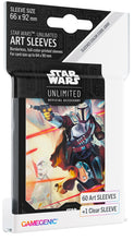 Load image into Gallery viewer, Gamegenic Star Wars Unlimited Art Sleeves - Mandalorian