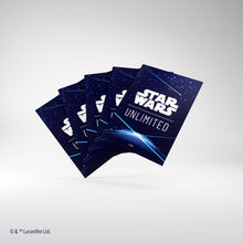 Load image into Gallery viewer, Gamegenic Star Wars Unlimited Art Sleeves - Space BlueGamegenic Star Wars Unlimited Art Sleeves - Space Blue