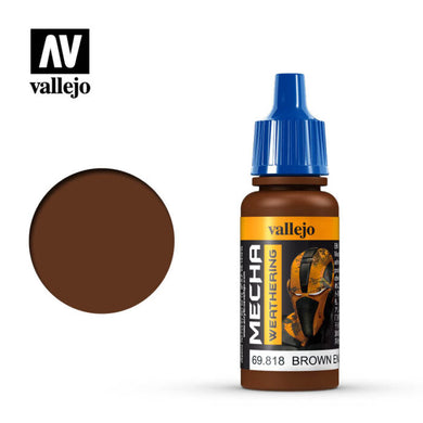 Vallejo - Mecha Colour - Brown Engine Soot (Matt) 17ml