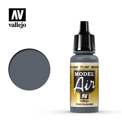 Vallejo - Model Air - Medium Gunship Gray 17 ml