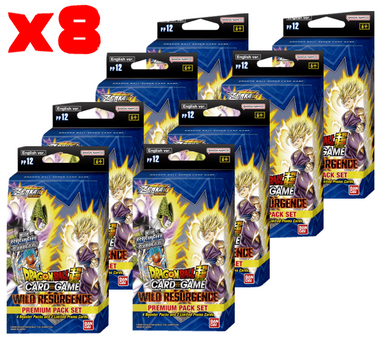Dragon Ball Super Card Game Zenkai Series 04 WILD RESURGENCE Premium Pack (x8) Sealed Display (PP12)