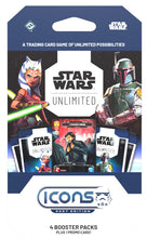 Load image into Gallery viewer, Star Wars Unlimited - Icons 2027 Edition Booster 4 pack