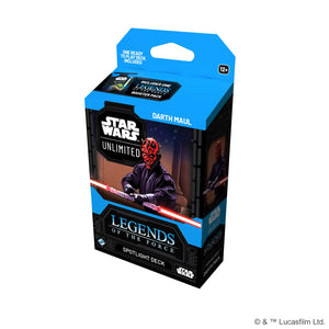 Star Wars Unlimited - Legends of the Force Darth Maul Spotlight Deck