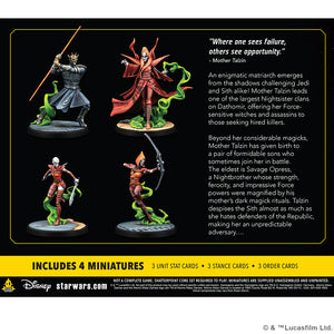 Star Wars Shatterpoint Witches of Dathomir: Mother Talzin Squad Pack