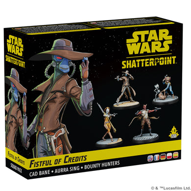 Star Wars Shatterpoint Fistful of Creds: Cad Bane Squad PackStar Wars Shatterpoint Fistful of Credits: Cad Bane Squad Pack