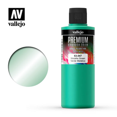 Vallejo - Premium Colour - Pearl & Metallics Metallic Green 200ml