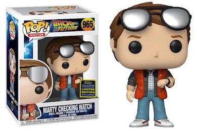 Back to the Future - Marty checking watch SDCC 2020 Exclusive Pop! Vinyl Figure