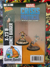 Load image into Gallery viewer, Marvel Crisis Protocol X-23 &amp; Honey Badger