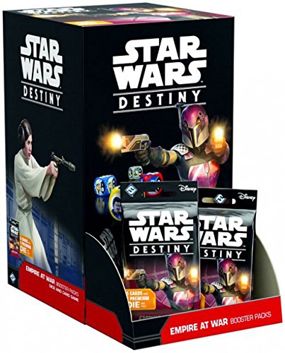 Star Wars Destiny Empire At War Booster display and 36 Booster Packs