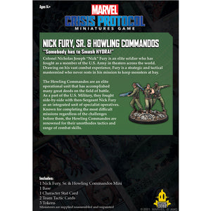 Marvel Crisis Protocol Nick Fury Sr & the Howling Commandos