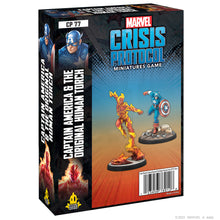 Load image into Gallery viewer, Marvel Crisis Protocol Captain America and the Original Human Torch