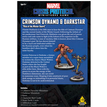 Load image into Gallery viewer, Marvel Crisis Protocol Crimson Dynamo and Dark Star