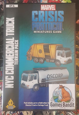 Marvel Crisis Protocol NYC Commercial Truck Terrain Pack