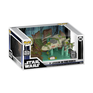 Star Wars - Yoda Lifting X-Wing Deluxe Pop! Vinyl Figure (2020 Galactic Convention Exclusive)