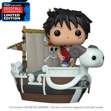 Load image into Gallery viewer, One Piece Luffy with Going Merry #111 NYCC 2022 Funko Pop Vinyl Rides