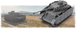 World of Tanks Miniatures Game Wave 2 Tank German (Panzer IV H)
