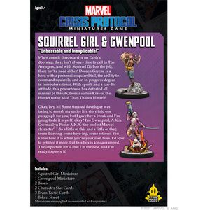 Marvel Crisis Protocol Squirrel Girl & Gewnpool