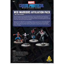 Load image into Gallery viewer, Marvel Crisis Protocol Web Warriors Affiliation Pack