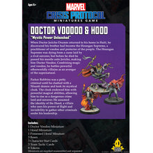 Load image into Gallery viewer, Marvel Crisis Protocol Doctor Voodoo &amp; Hood