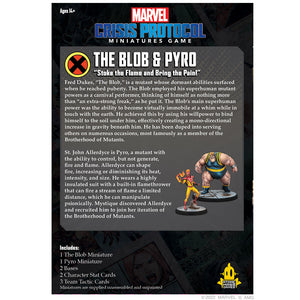 Marvel Crisis Protocol The Blob & Pyro