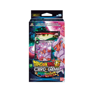 Dragon Ball Super Card Game Series 5 Miraculous Revival Special Pack Set