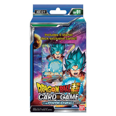 Dragon Ball Super Card Game The Awakening Starter Deck and Rule Sheet [DBS-SD01]