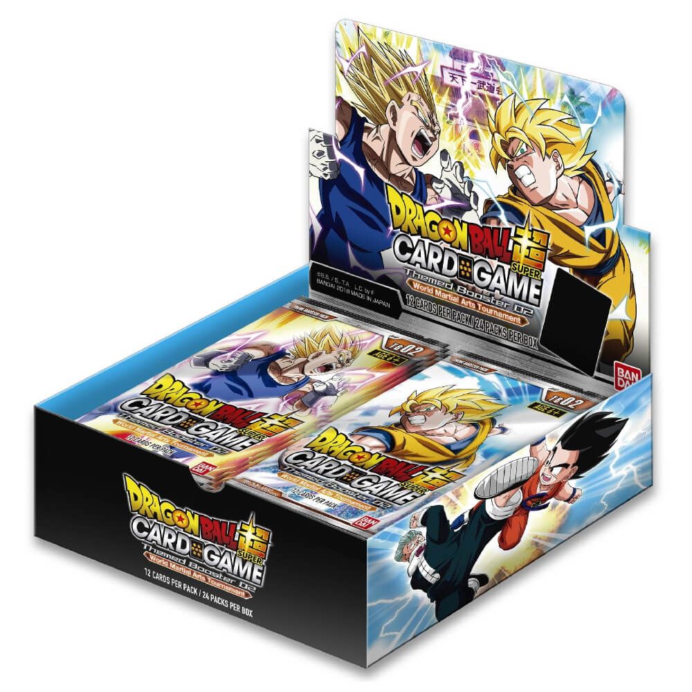 Dragon Ball Super Card Game Themed Booster Pack BOX World Martial Arts Tournament [DBS-TB02] with 24 Booster Packs