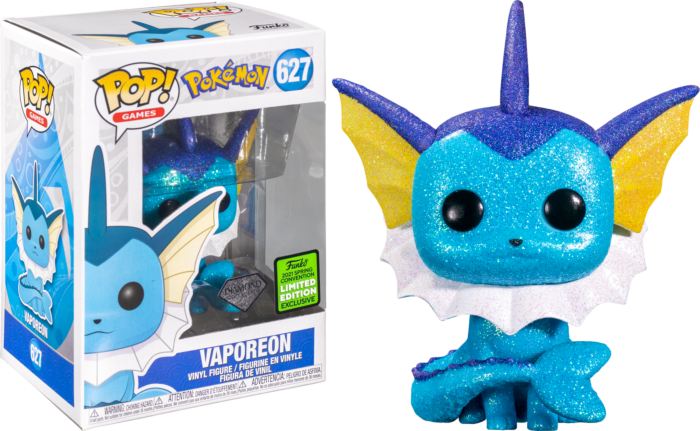 Pokemon - Vaporeon Diamond Glitter Pop! EC21