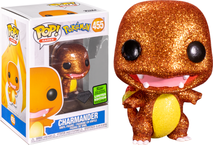 Pokemon - Charmander Diamond Glitter Pop! EC21