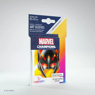 GameGenic Marvel Champions Art Card Sleeves - Wasp Sleeves (66mm x 91mm) (50 Sleeves) [Preorder]