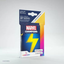 Load image into Gallery viewer, GameGenic Marvel Champions Art Card Sleeves - Ms Marvel Sleeves (66mm x 91mm) (50 Sleeves) [PREORDER]