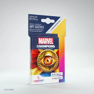 GameGenic Marvel Champions Art Card Sleeves - Doctor Strange Sleeves (66mm x 91mm) (50 Sleeves) (PREORDER)
