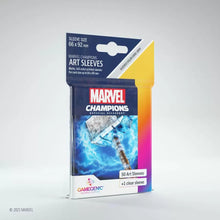 Load image into Gallery viewer, GameGenic Marvel Champions Art Card Sleeves - Thor Sleeves (66mm x 91mm) (50 Sleeves)