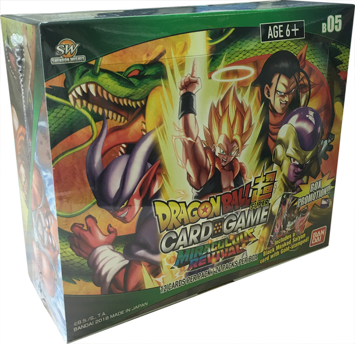 Dragon Ball Super Card Game Miraculous Revival BT5 Booster Box with 24 Packs [DBS-B05]