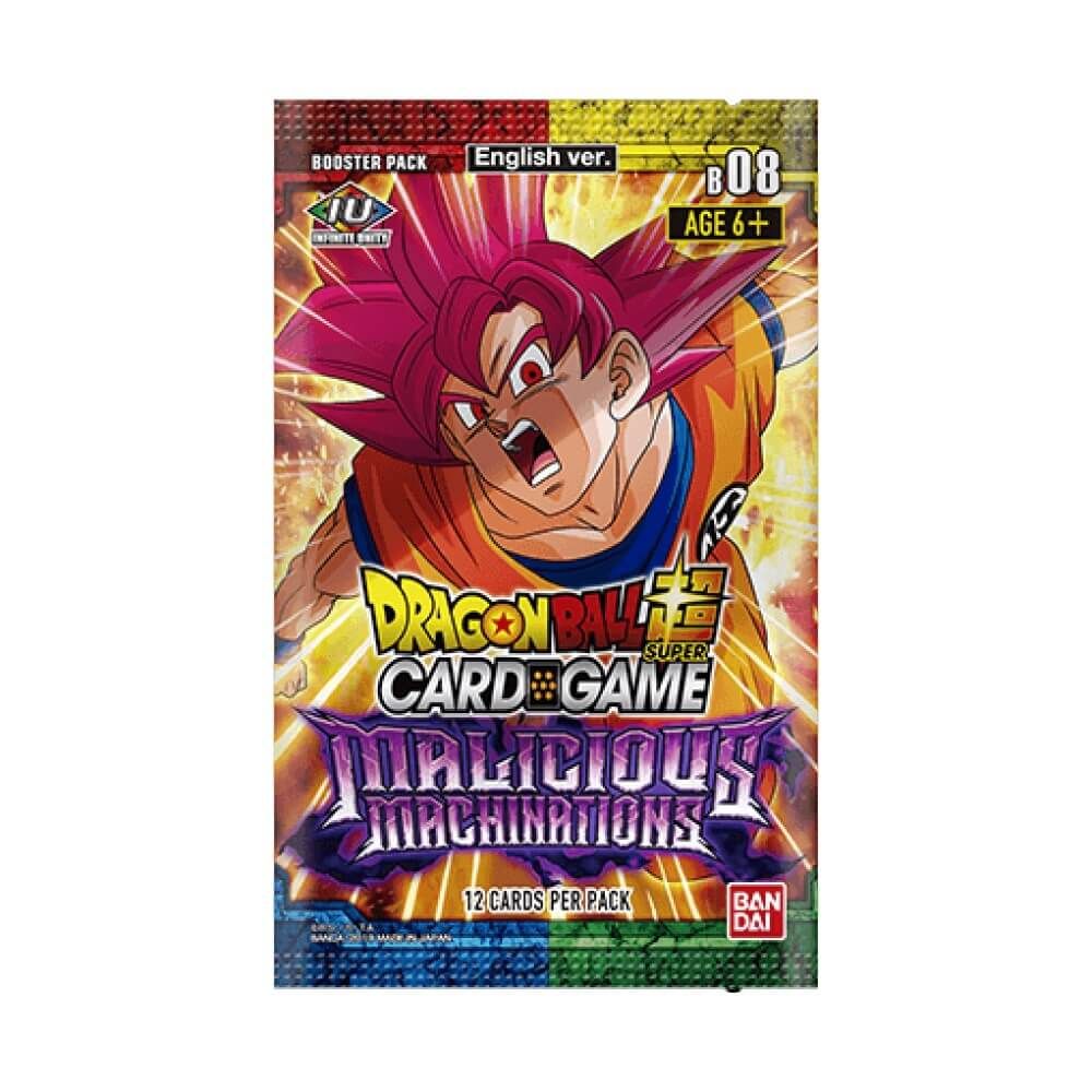Dragon Ball Super Card Game Series 8 Malicious Machinations Booster Box with 24 Booster Packs [DBS-B08]