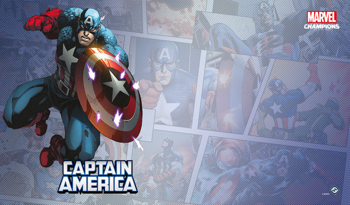 PREORDER Marvel Champions: LCG - Captain America Game Mat