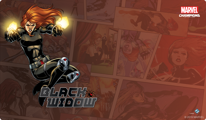 PREORDER Marvel Champions: LCG - Black Widow Game Mat