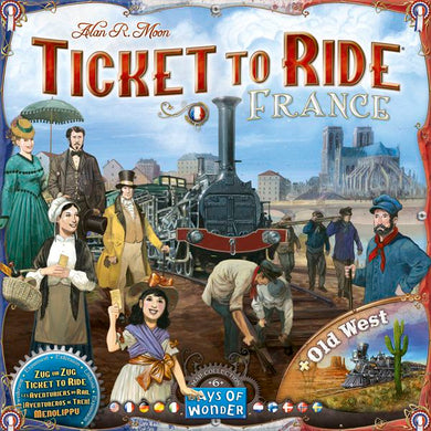 Ticket to Ride - France & Old West Map Expansion - Map Collection 6