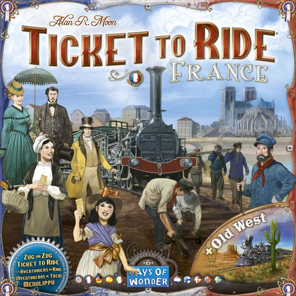 Ticket to Ride - France & Old West Map Expansion - Map Collection 6