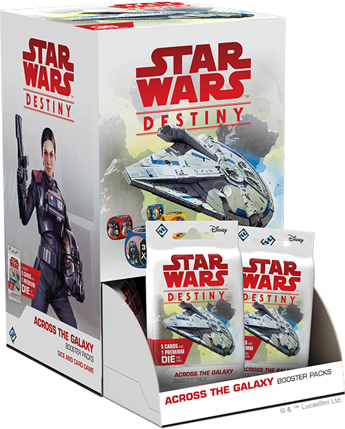 Star Wars Destiny Across the Galaxy Booster Box with 36 Booster Packs