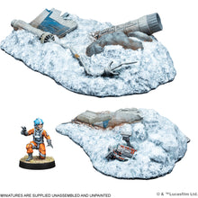 Load image into Gallery viewer, Star Wars Legion Crashed X-Wing Battlefield Expansion