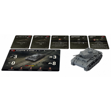 PREORDER World of Tanks Miniatures Game Wave 3 German Panzer III J (Medium Tank)